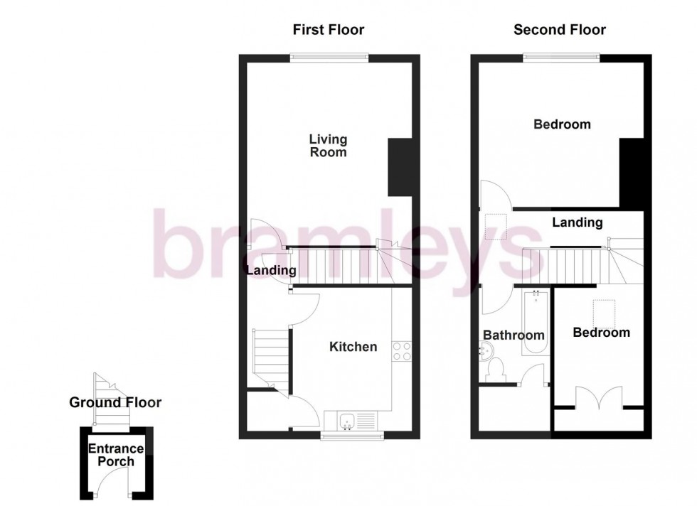 Floorplan for Peel Street, Marsden, Huddersfield