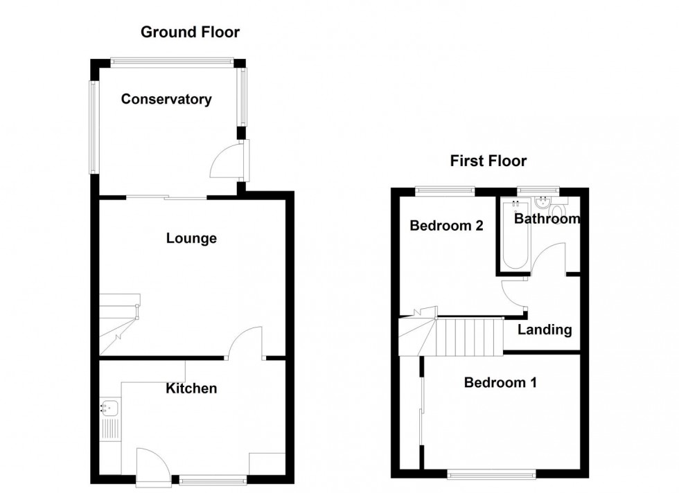 Floorplan for Chestnut Meadows, Mirfield