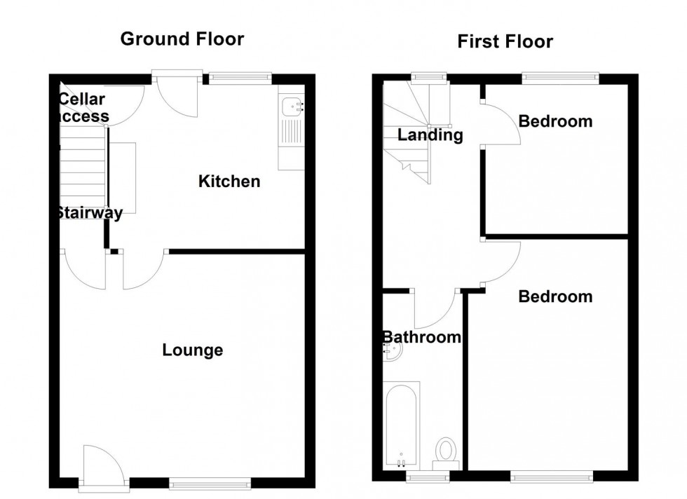 Floorplan for Cleckheaton Road, Low Moor, Bradford