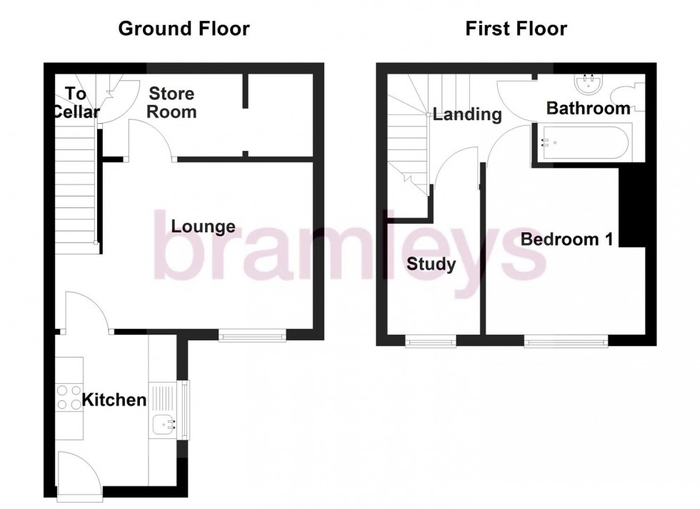 Floorplan for New Hey Road, Huddersfield