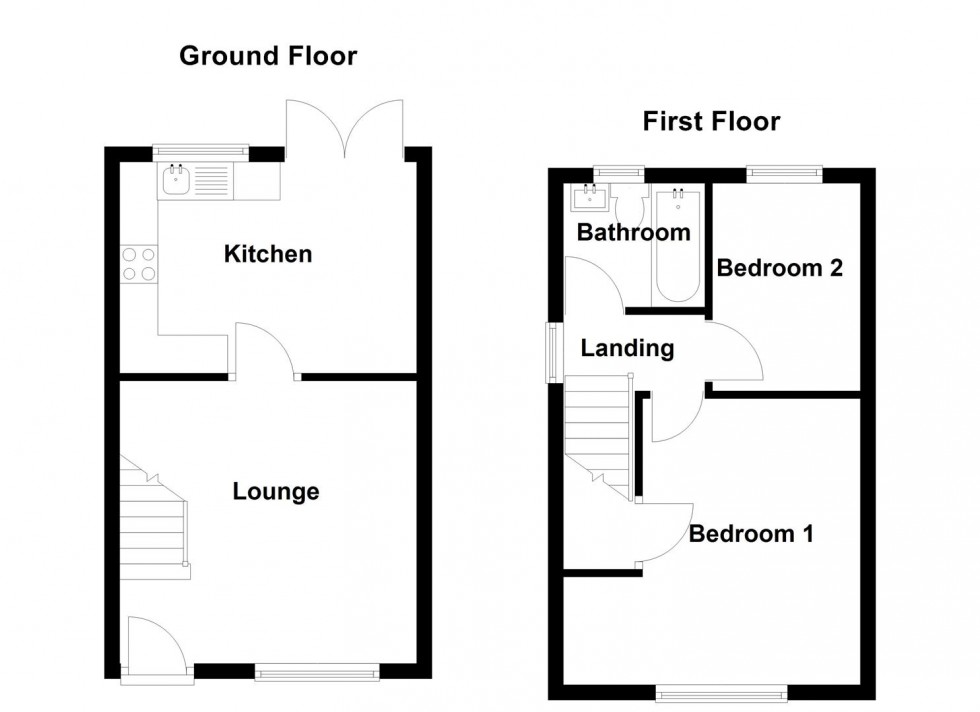 Floorplan for Maizebrook, Dewsbury