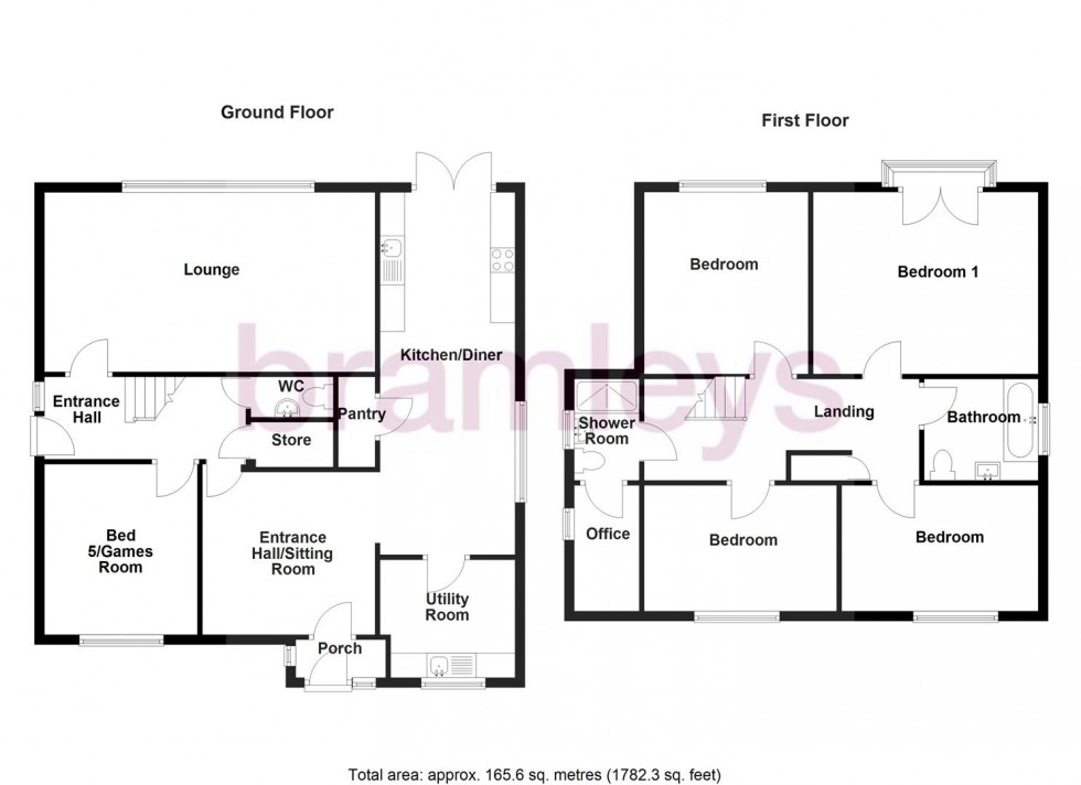 Floorplan for Fenay Bankside, Fenay Bridge