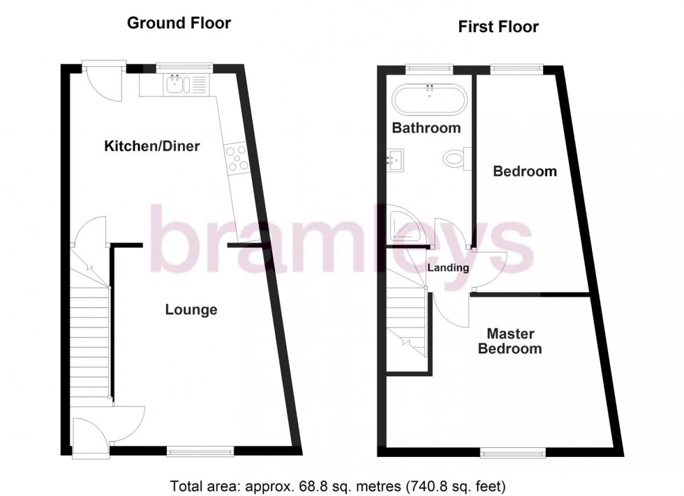 Floorplan for Banks End Road, Elland