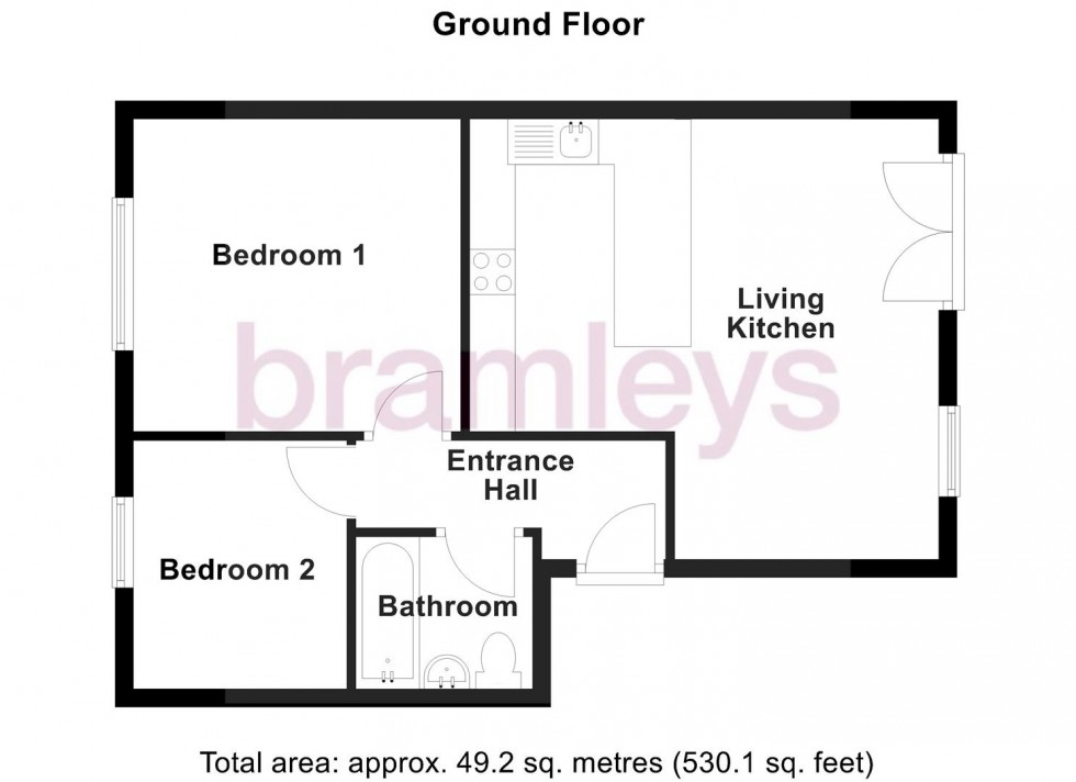 Floorplan for 53 Water Royd Lane, Mirfield