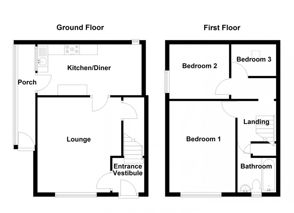 Floorplan for The Combs, Dewsbury