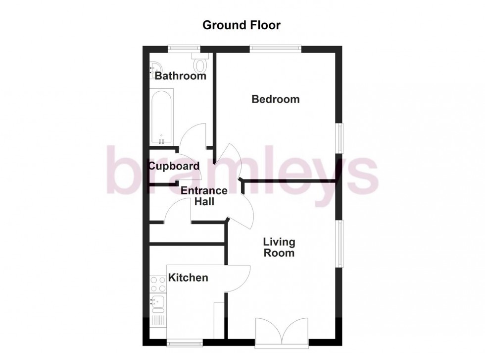 Floorplan for Knightbridge Court, Parsonage Lane, Brighouse