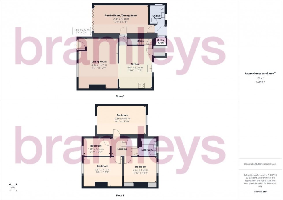 Floorplan for Virginia Road, Marsh, Huddersfield