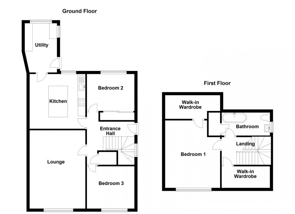 Floorplan for Fairfield Drive, Heckmondwike