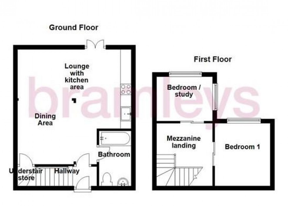 Floorplan for Ledgard Wharf, Mirfield