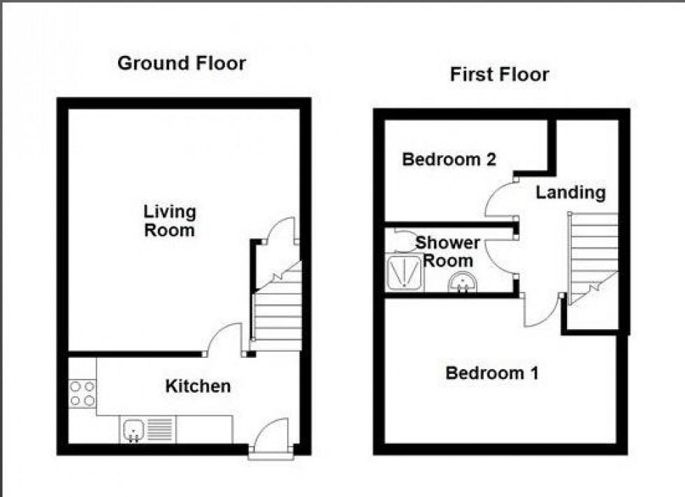 Floorplan for Robin Hood Hill, Berry Brow, Huddersfield
