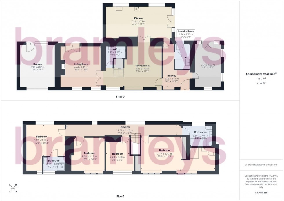 Floorplan for Arkenley Lane, Fenay Bridge, Huddersfield