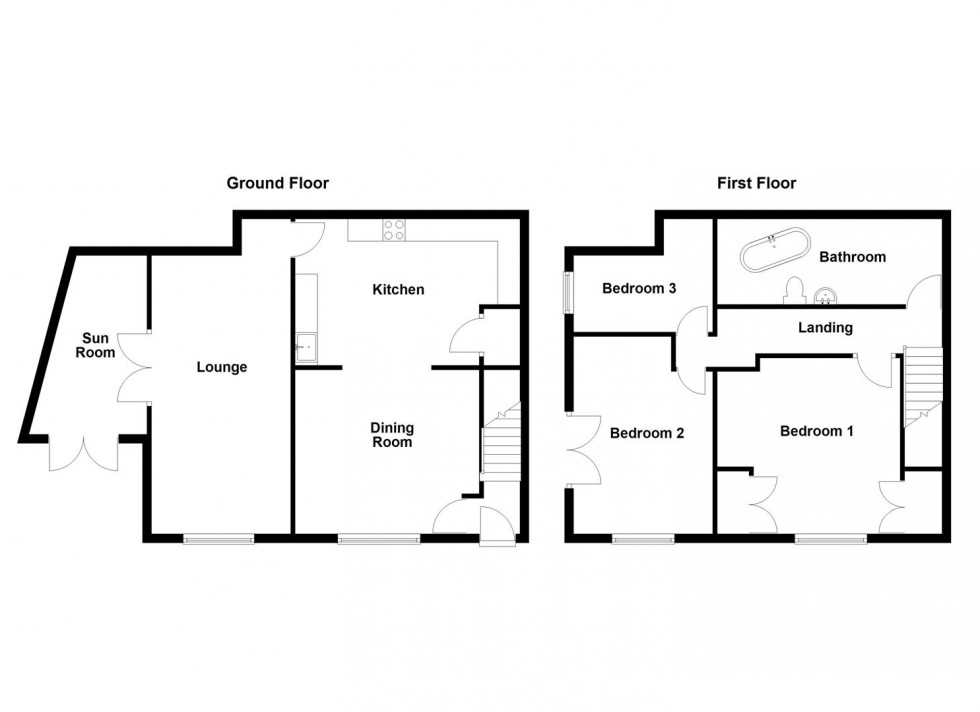 Floorplan for Huddersfield Road, Mirfield
