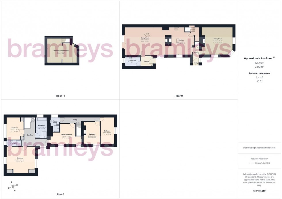 Floorplan for Far Common Road, Mirfield