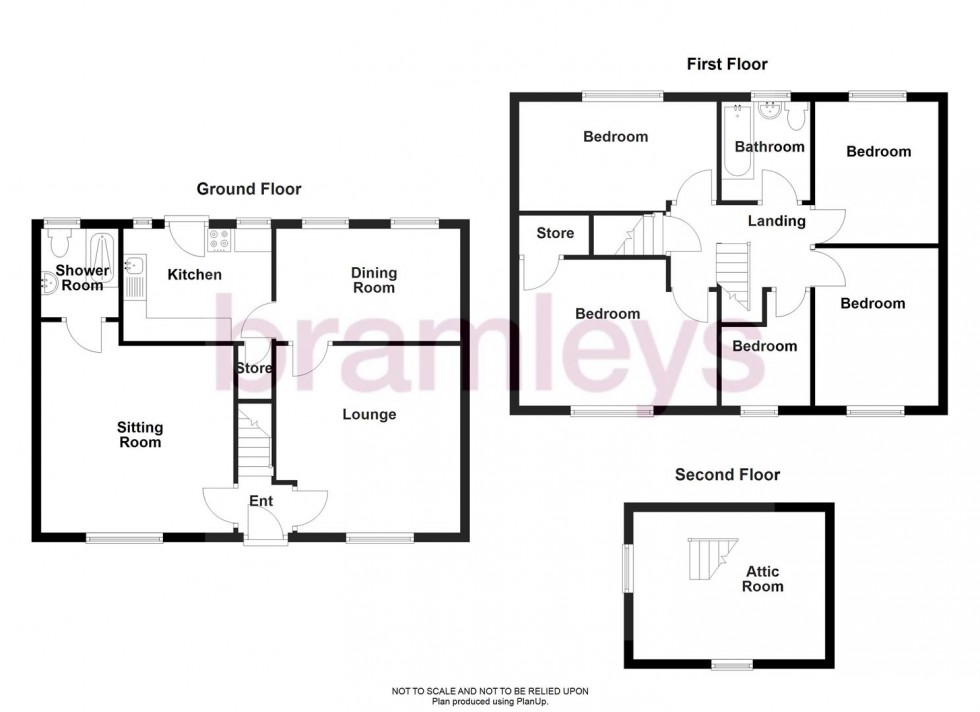 Floorplan for Holly Road, Thornton Lodge, Huddersfield