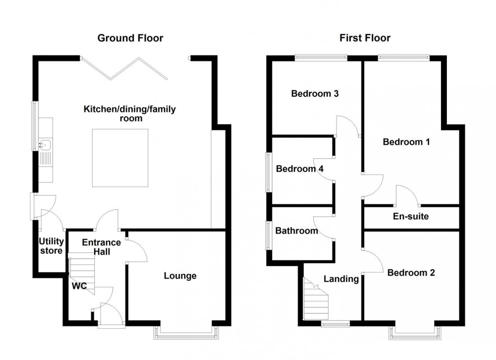 Floorplan for Huddersfield Road.,, Liversedge