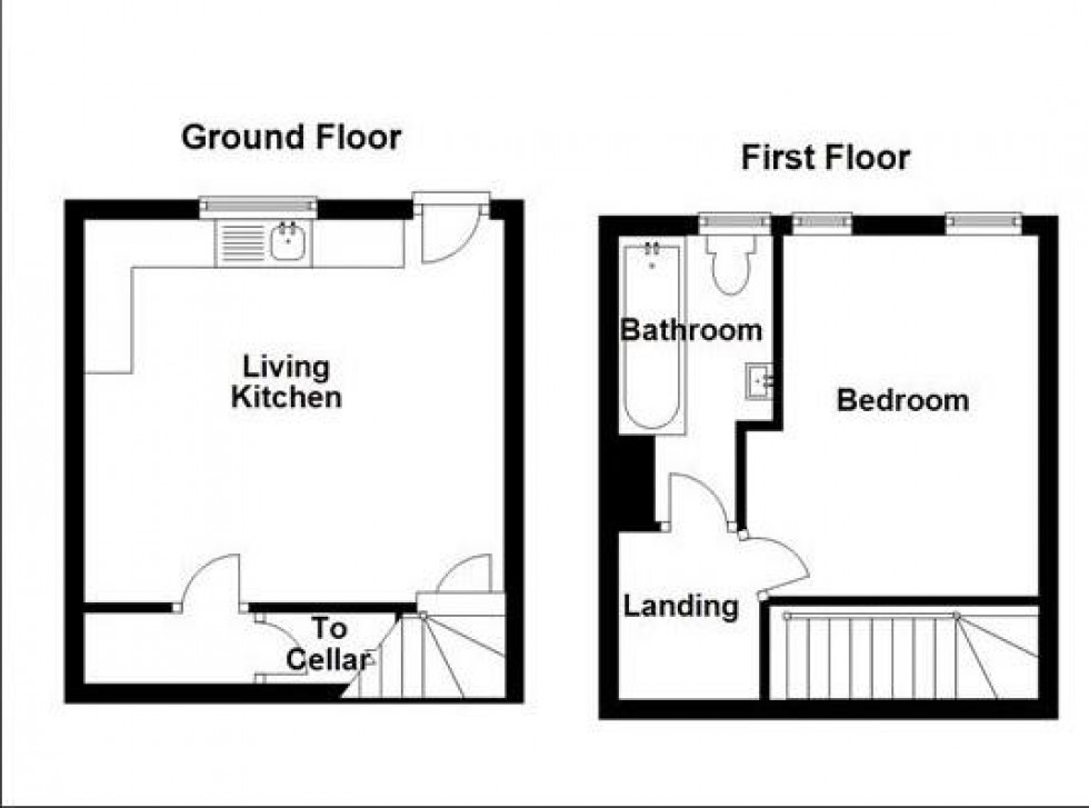 Floorplan for Victoria Street, Moldgreen, Huddersfield