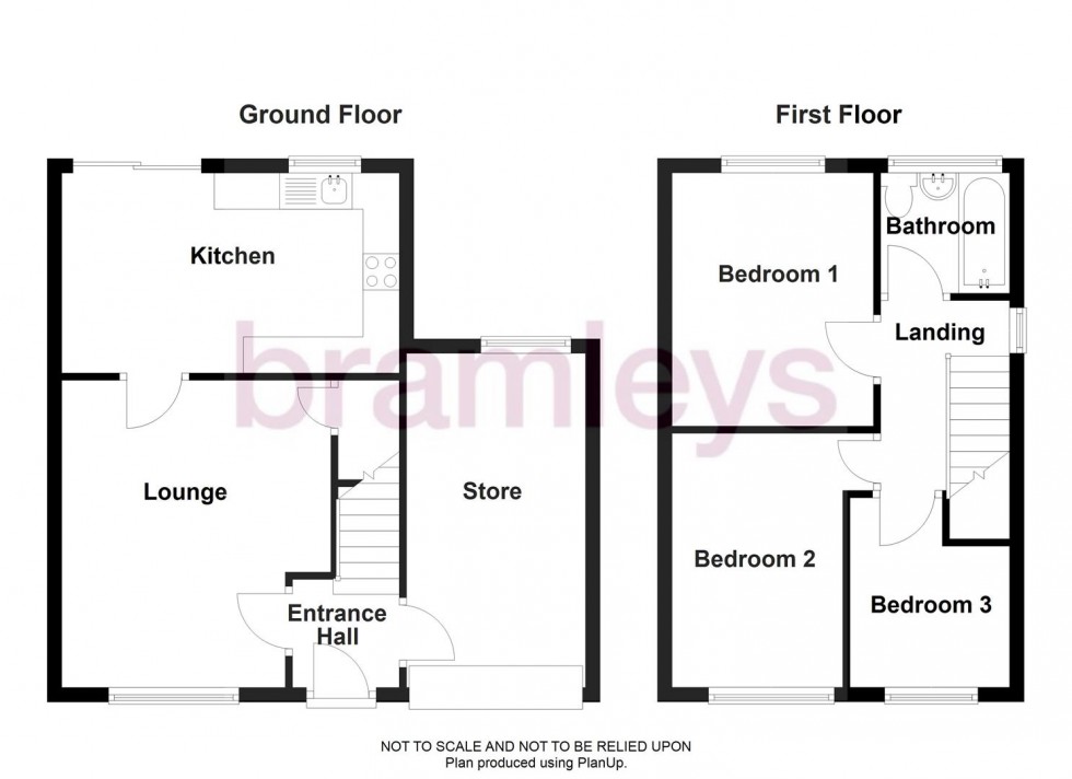 Floorplan for Southern Road, Huddersfield