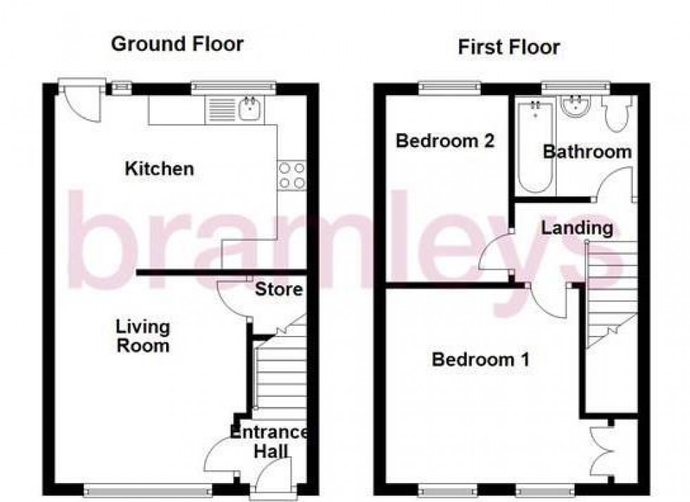 Floorplan for Coniston Close, Lower Edge, Elland