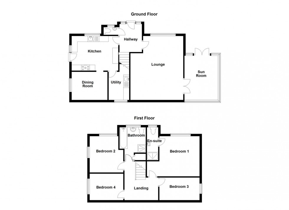 Floorplan for Headlands Road, Liversedge