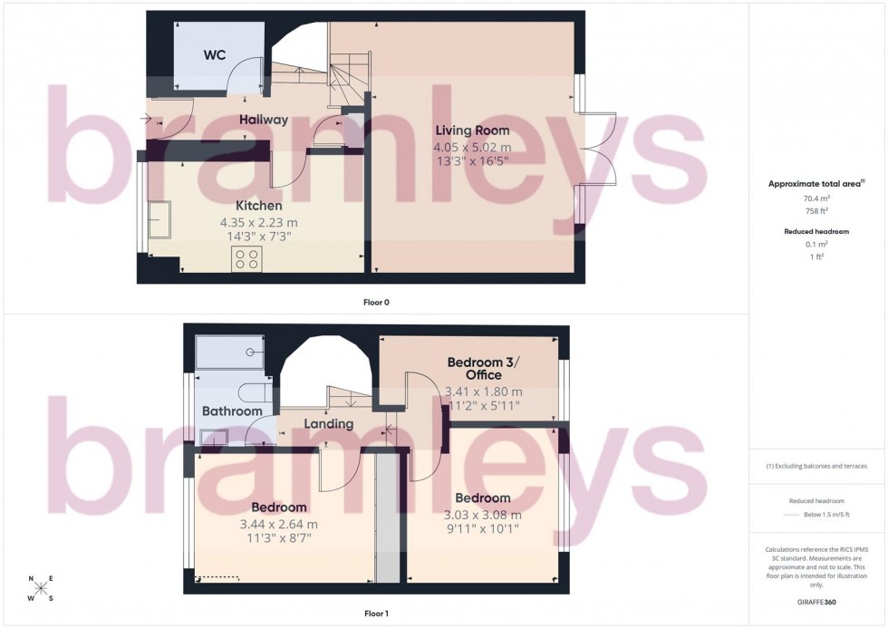Floorplan for Warneford Road, Huddersfield