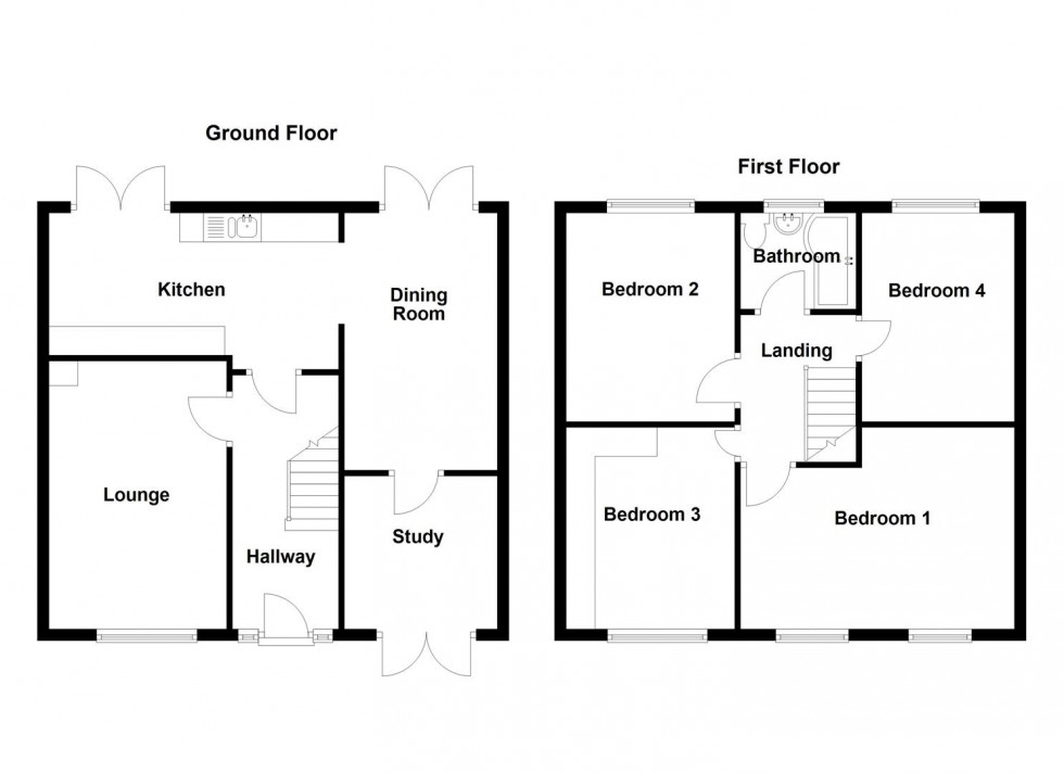 Floorplan for Greenside Mount, Mirfield