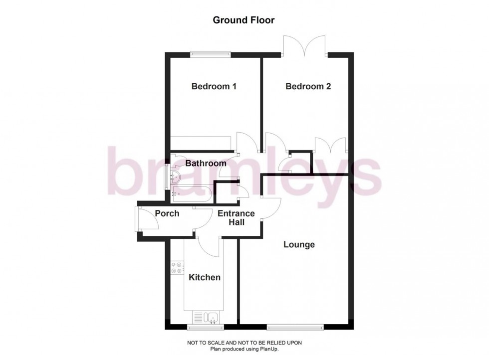Floorplan for Poplar Avenue, Thongsbridge, Holmfirth
