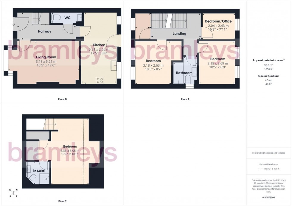 Floorplan for Suffolk Rise, Huddersfield