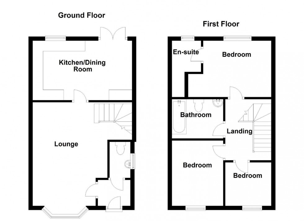 Floorplan for Fern Rise, Elland