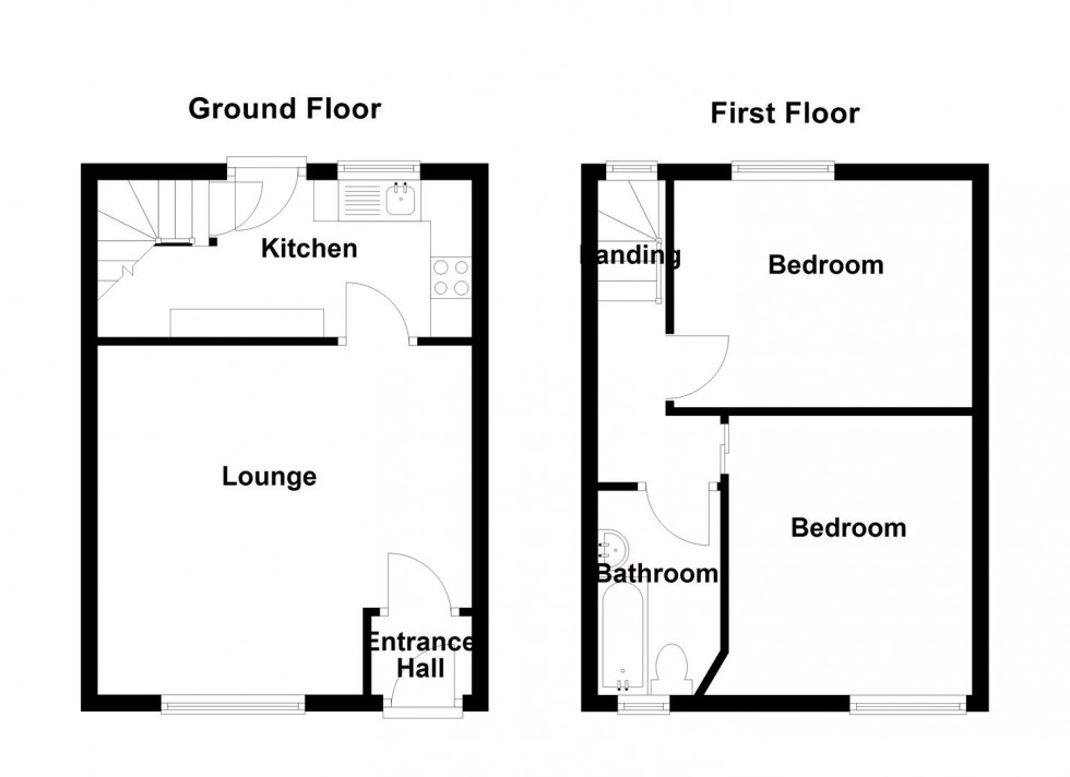 Floorplan for Duke Street, Elland, Halifax