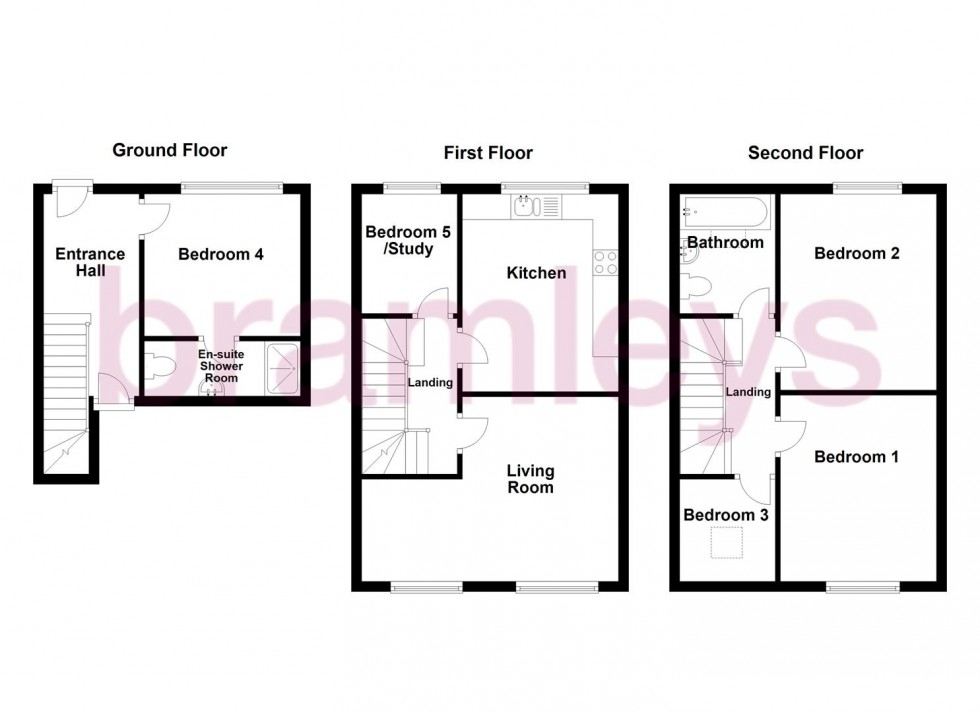 Floorplan for Sandhall Green, Halifax