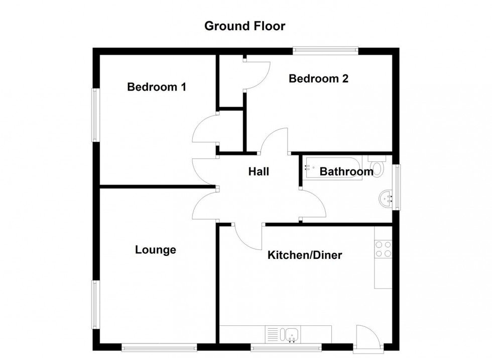 Floorplan for Huddersfield Road, Liversedge