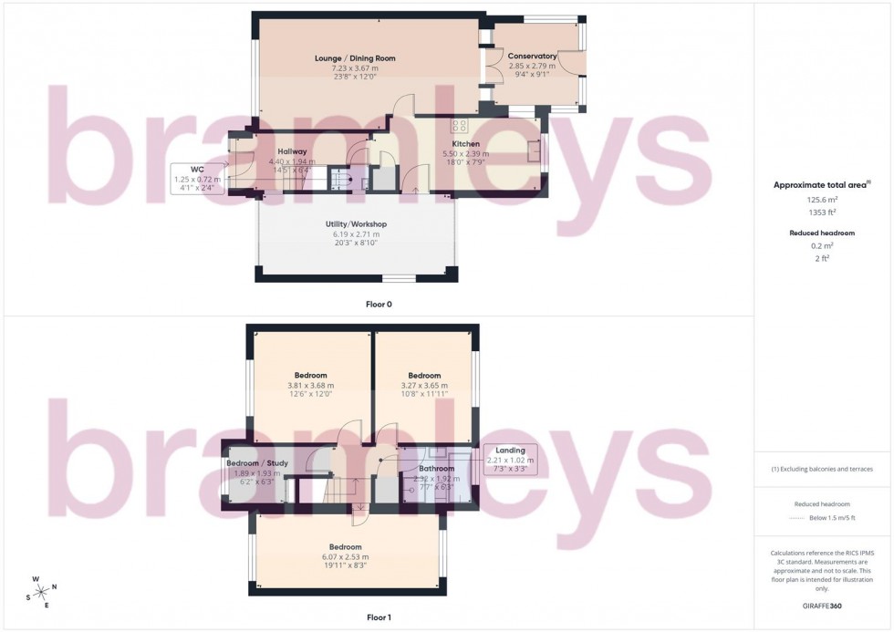 Floorplan for Westfield Drive, Lightcliffe, Halifax