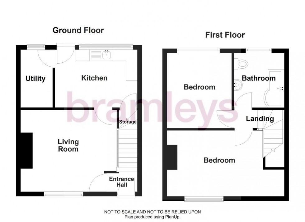 Floorplan for Ovenden Close, Halifax