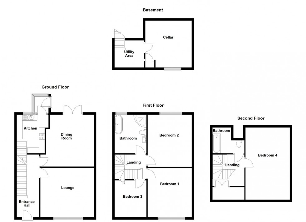 Floorplan for Churchfield Terrace, Liversedge