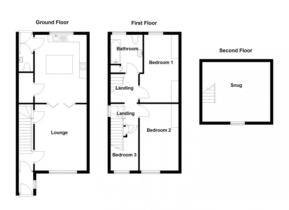 Floorplan for Grange Road, Batley