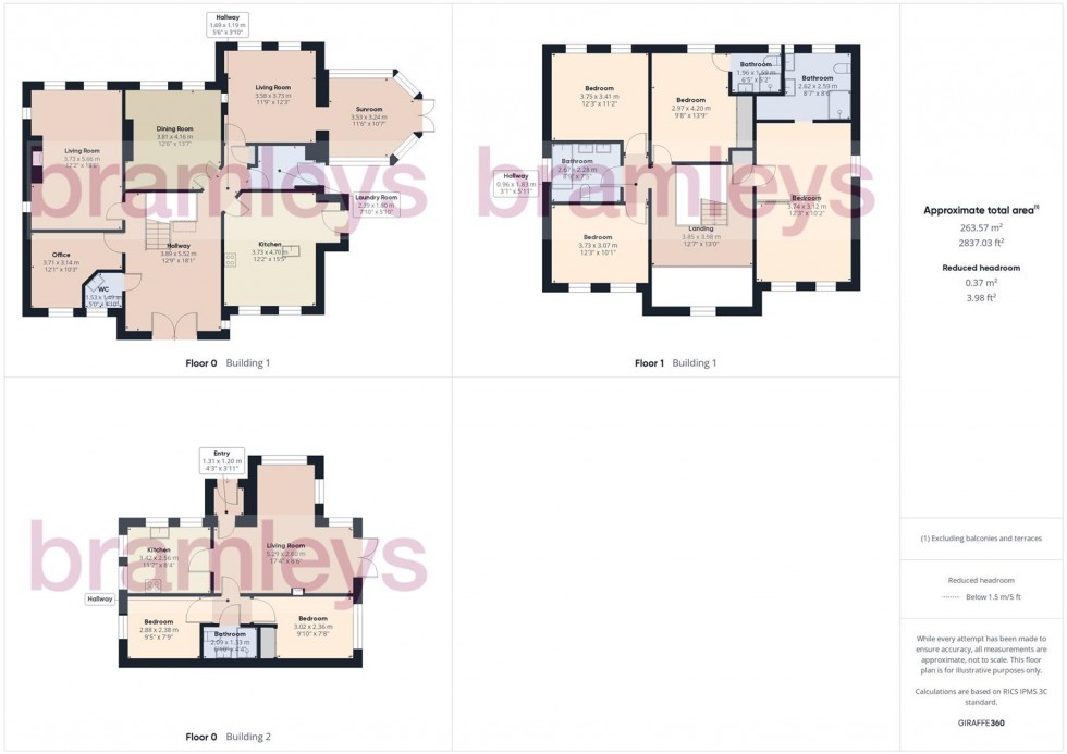 Floorplan for Ashford Manor, Fenay Bridge, Huddersfield