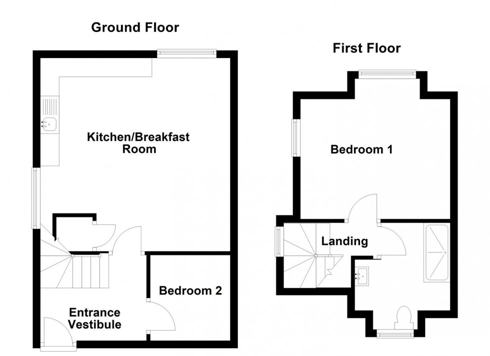Floorplan for Station Road, Mirfield