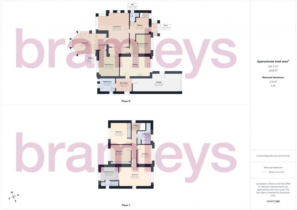 Floorplan for Cumberland Avenue, Fixby, Huddersfield