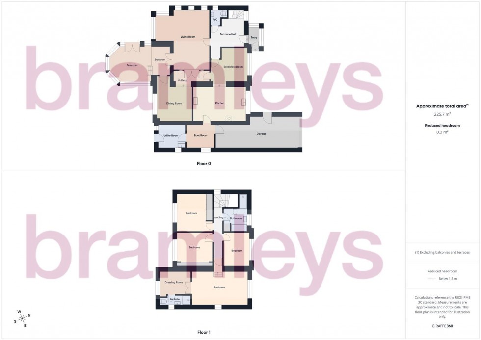 Floorplan for Cumberland Avenue, Fixby, Huddersfield