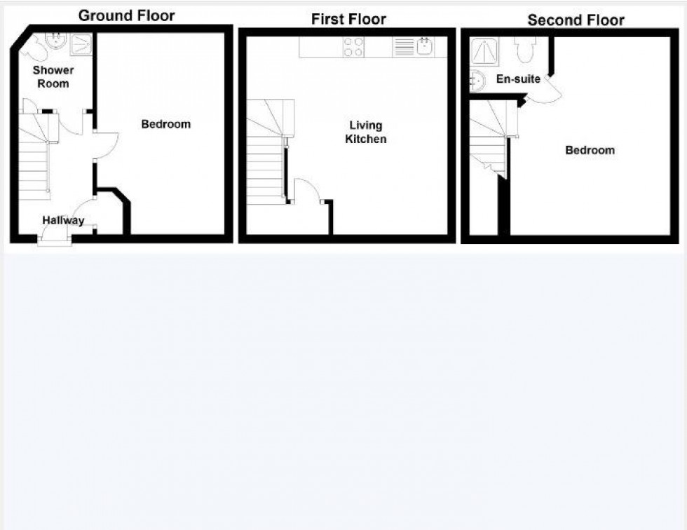 Floorplan for Marlington Drive, Deighton, Huddersfield