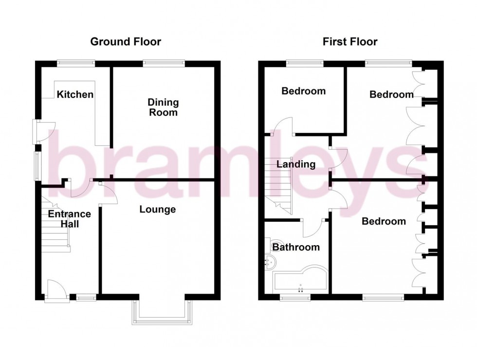 Floorplan for Close Lea, Rastrick, Brighouse