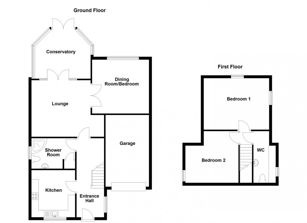 Floorplan for Dunbottle Way, Mirfield