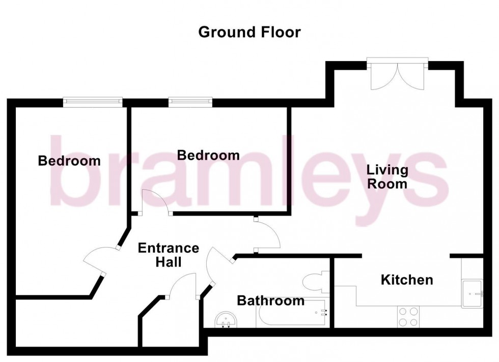 Floorplan for Flugel Way, Huddersfield