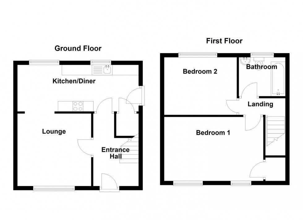 Floorplan for Robin Royd Lane, Mirfield