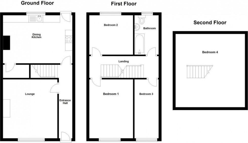 Floorplan for Elizabeth Street, Elland
