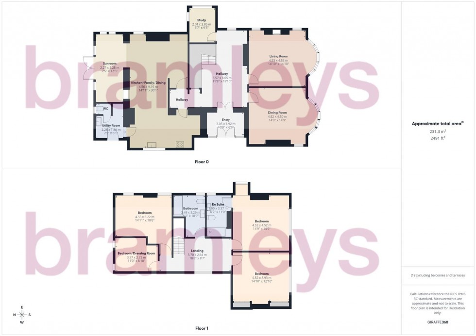 Floorplan for Fenay Lane, Almondbury, Huddersfield