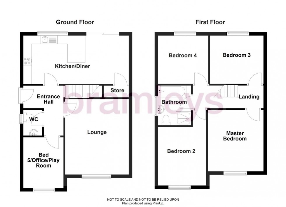 Floorplan for New Road, Huddersfield