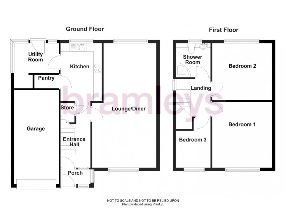 Floorplan for Woodlands Road, Lepton, Huddersfield