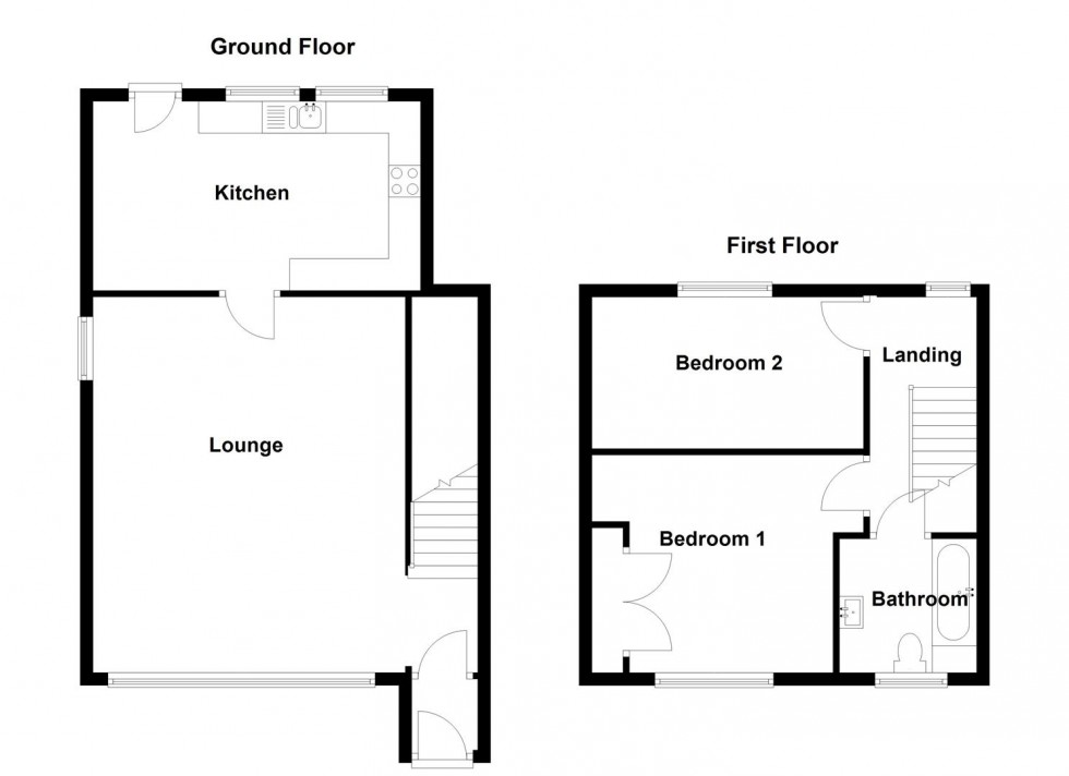 Floorplan for Flash Lane, Mirfield
