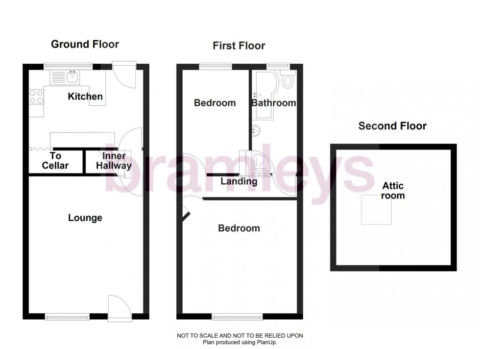 Floorplan for Cleveland Avenue, Siddal, Halifax